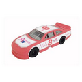 3" 1/64 Scale Nascar Style Race Car -Pink & White w/ Full Graphics Package